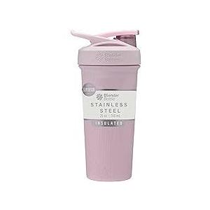 BlenderBottle Sport Insulated Stainless Steel Shaker Bottle with Wire Whisk, 24-Ounce, Pink  Protein Shakes & Hydration for Athletes & Fitness Enthusiasts, Easy Mixing, Keeps Drinks Cold, Lockable Lid BlenderBottle Sport Insulated Stainless Steel Shaker Bottle with Wire Whisk, 24-Ounce, Pink  Protein Shakes & Hydration for Athletes & Fitness Enthusiasts, Easy Mixing, Keeps Drinks Cold, Lockable Lid