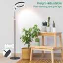 LBW 10.2in Grow Lights for Indoor Plants Full Spectrum with Stand, Floor Plant Growing Lamp for Large Plants, Auto ON/Off Timer 4/8/12H, 4 Dimmable Levels, 68in Adjustable Height