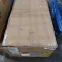 DWVO 36" Farmhouse Bathroom Vanity with Sink Combo, Barn Door Bathroom Storage Cabinet with Sliding Door & 3 Drawers, Ceramic Vessel Sink Top, White