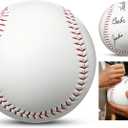 22 Inch Oversized Signature Baseball Thank You Gifts for Autographs PVC Cork Core Display Ball Best Coach Team Appreciation Gift End of Season Keepsake