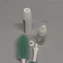 Momcozy Bottle Brush Kit Pro, Innovative Push-Press Design for Deep Cleaning - Bottle Cleaner Brush for Bottle/Breast Pumps/Nipple - Clog-Free Brush & Foam-Generating Design for Better Cleaning, Green