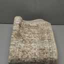 Area Rug 4x6 Washable Rug/Machine Washable Beige Vintage Traditional Floor Cover Foldable Thin Retro Style Indoor Distressed Non-Slip Carpet Bedroom Living Room Dressing Table