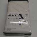 100% Blackout Shield Linen Blackout Curtains for Bedroom 84 Inches Long, Back Tab/Rod Pocket Living Room Drapes, Thermal Insulated Blackout Curtains 2 Panels Set, 50" W x 84" L, Cream