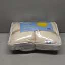 20x26 Organic Pillow with 100% Organic Cotton Pillowcase and Shell - Soft Non Toxic and Breathable Pearl Filling, CPSC Certified and Oeko-TEX, Adjustable Loft Organic Pillow, Machine Washable (Off White)