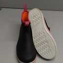 Showave Unisex-Child Ankle Rain Boots Kids Deck Boot Waterproof Lightweight Rubber Mud Booties for Boys Girls (6 Big Kid, Pink Cheeth)