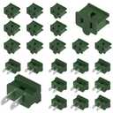 24PCS Electrical Male and Female Plug,Vampire Plug Gilbert Plugs for Holiday,Christmas Lighting Plugs and sockets and Halloween Lighting socketsSPT-1