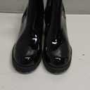Shoes Jaber Ankle Boot W Lug Sole Elastic Gore and Chunky Heel, Black, Size 8