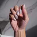 Central Park Glam Nail Polish Wraps Manicure | Contains 16 Nail Art Nail Wraps (8 Different Sizes) | Affordable | Quick and Easy to use | 15 Minute Application | Lasts up to 2 Weeks |