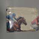 Artoid Mode Horse Racing Jockey Kentucky Table Runner, Sports Festival Holiday Kitchen Dining Table Decoration for Home Party Decor 13x120 Inch