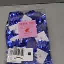 CT CRAFT LLC 4" * 12 Count Self-Adhesive Tinsel Bows Gift Wrap Accessory - Blue for Gift Wrapping Holiday Christmas Birthday Party Blue