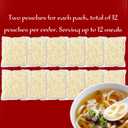 KA-ME Udon Noodles - Fresh Cooked Stir Fry Noodles 14.2 oz (Pack Of 6), No Preservatives/MSG, Instant & Microwaveable, Perfect for Traditional Hot & Cold Dishes, Quick Soup or Stir-Fry & More (EXP 11/04/26)