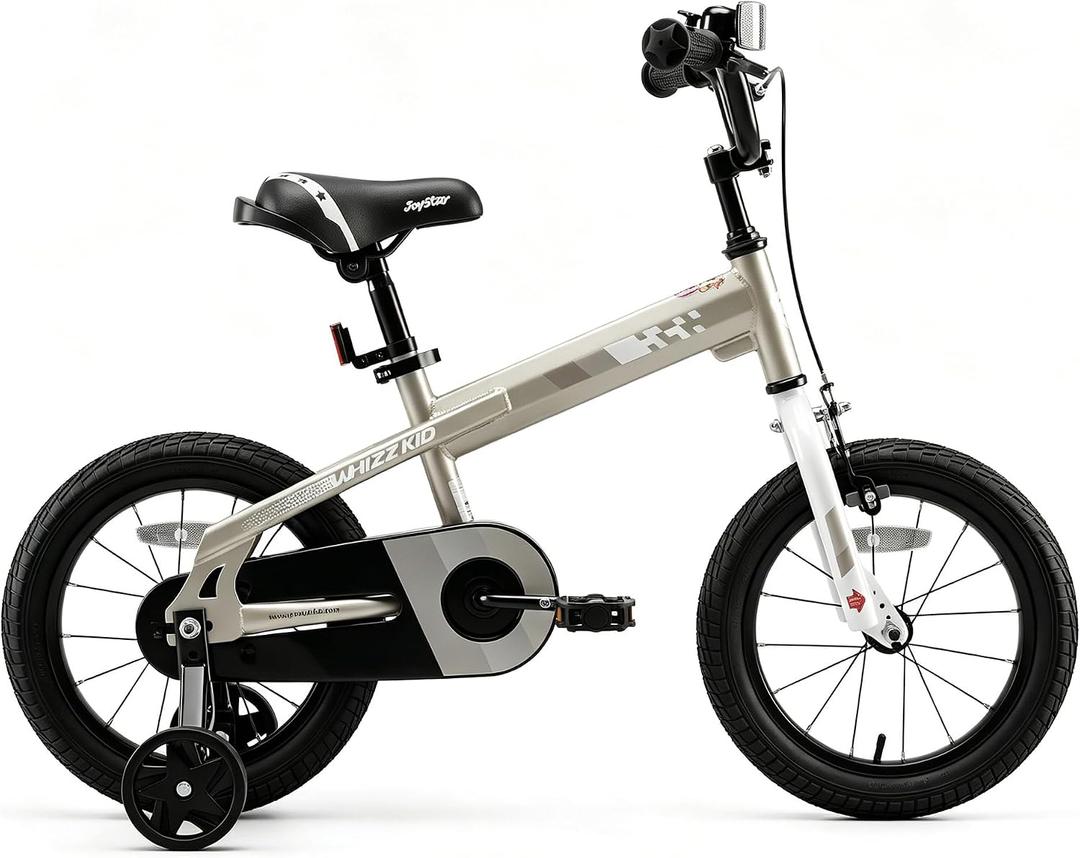 JOYSTAR 20 Inch Kids Bike with Training Wheels for Ages 7-10 Years Old Boys and Girls, Boys Bike with Handbrake for Early Rider, Children Bicycle Oatmeal, 20 Inch with Training Wheels & Kickstand