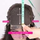 NewYou 28 Inch Straight Lace Front Wigs Human Hair Pre Plucked for Black Women 4x4 Lace Closure Wigs Human Hair 200 Density Glueless Wigs Human Hair