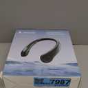 JISULIFE Portable Neck Fan, Hands Free Bladeless Fan, 5 Speeds, 4000 mAh Battery Operated Wearable Personal Fan, Twistable, Rechargeable, Gift for Women Men-Dark Green