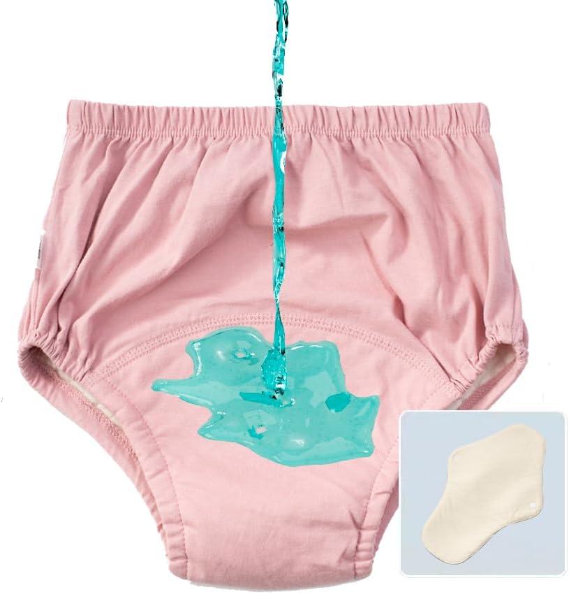 Washable Incontinence Underwear with Movable Diaper,Three-Layer Leak-Proof Design,Cotton Material,Comfortable &Breathable Layer,Protection for Special Needs Bariatric Patients Or Bedwetting