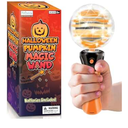 ArtCreativity Light Up Halloween Pumpkin Magic Wand Toy, Jack-O-Lantern Light Up Toys For Kids, with Light Up & Spinning Effects, Halloween Costume Prop and Gift for Kids, Unique Halloween Party Favor