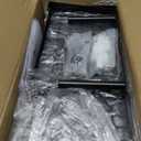 Bathroom Shelves Over Toilet - Floating Shelf for Wall Above Toilet Towels Holder Small Farmhouse Decor Shelves (15.7 inch, Set of 3, Black)