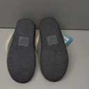 HomeTop Women's Closed-back Slippers Faux Wool Warm Non-slip Outdoor Indoor House Shoes with Fuzzy Collar, US 9-10