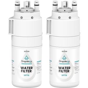 Dropology EDRARXD1 Refrigerator Water Filter Replacement Compatible with EDRARXD1, Filter A, EDRARXD1B, W11569863, WHRARXD1, Water Filter (Pack of 2)