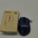 TECKNET Wireless Mouse, 2.4G Ergonomic Optical Mouse, Computer Mouse for Laptop, PC, Computer, Chromebook, Notebook, 6 Buttons, 24 Months Battery Life, 2600 DPI, 5 Adjustment Levels (Blue)