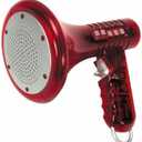 Toysmith Tech Gear Multi Voice Changer Megaphone Toy with 8 Voice Effects and LED Lights Fun Outdoor Toy for Kids Ages 5+ Cool Gag Gifts or Birthday Gift Idea Colors May Vary, Battery Included (Red)