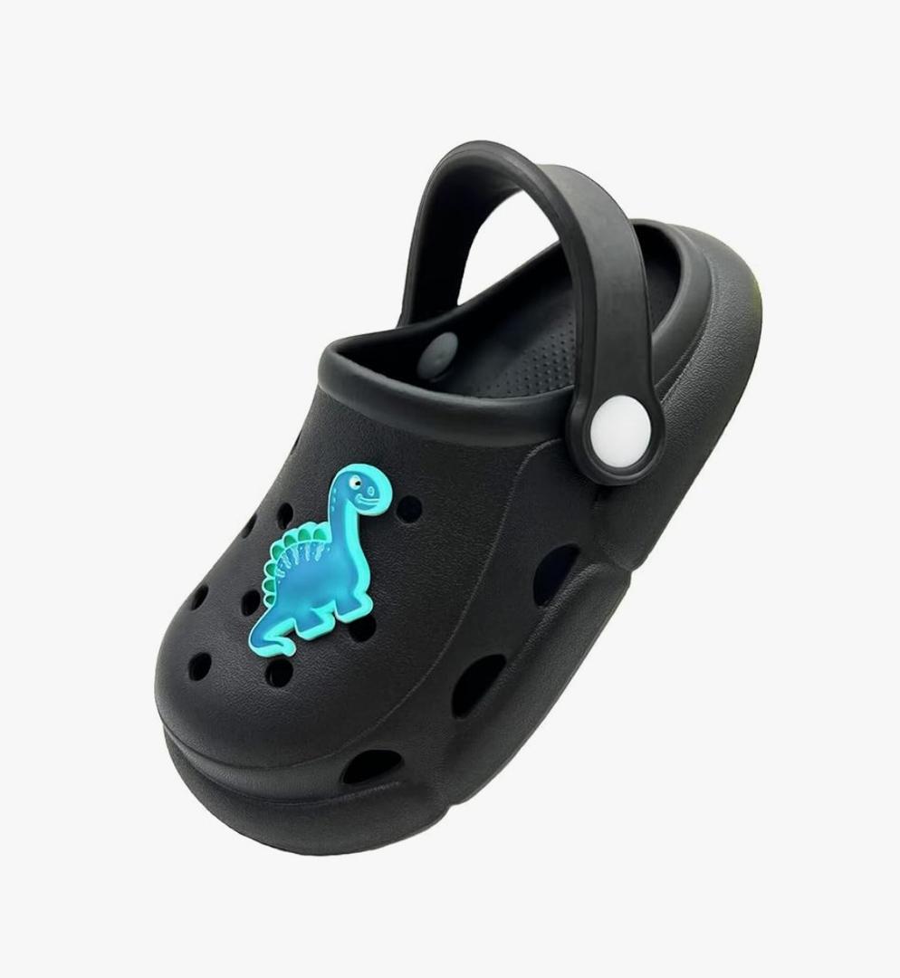 POPO PEA Girls Little Kids Luminous Sandals Boys Wide Pool Slip on Clogs Big Kid Toddler Garden Water Soft Sandal Children Comfortable Swim Beach Shoes 180