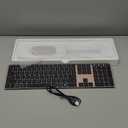 seenda Wireless Bluetooth Keyboard and Mouse Combo, SKM64-3 Rechargeable Slim Quiet Keyboard Mouse, 3 Multi-Device Connection, Compatible for Windows, Mac, MacBook, iPad, Tablet, Black Rose Gold