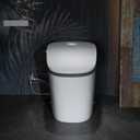 WOODBRIDGE Voice Control Smart Toilet with 1000 Gram MaP Flush Score, Auto Open/Close, Foam Shield, Foot Sensor, Movement Drying, Chair Height Design, One Piece Toilet with Tank Built in,B0931S