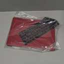 Funut for MacBook Air 13 Inch Case 2021 2020 2019 2018 Release M1 A2337 A2179 A1932 Touch ID, MacBook Air M1 Cover Crocodile Leather Laptop Hard Shell & Keyboard Cover for Mac Air 13 Inch, Red