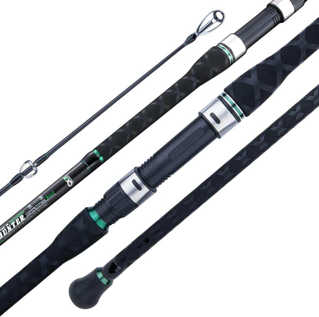 BERRYPRO Surf Spinning Rod IM8 Carbon Surf Fishing Rod (10'-spinning-2pc)