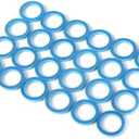 TonGas (24-Pack, Blue) Lower Unit Drain Screw Gasket Compatible with 3/8"-16 Drain Fill Screw, Marine Outboard Lower Unit Seals, Replacement for Most Non-Japanese Mercury Mariner Outboard & Mercruiser, Pack Of 10 