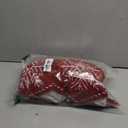 48inch Christmas Tree Skirt Wavy Edged Reversible Knitted Tree Skirt Burgundy & Snowflake Pattern Thick Rustic Xmas Trees Decorations with Lace Ties for Holiday Home Party Decorations