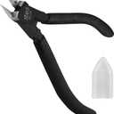 stedi 4.7-inch Model Nipper, with Sharp Thin Blade and Blade Case Plastic Model Tools, Sprue Cutter for Gundam Building Repairing and Fixing, Black