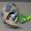 Zhanmai 11 Pcs Easter Dinosaur Stuffed Animal Small Dino Plush Toy and Egg Bag Set Cute Stuffed Dinosaur Animals Plush Toys Soft Stuff Animals for Birthday Dino Themed Party (Cute)