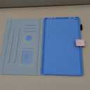 Case for iPad 9th Generation Case, White Flower for iPad Caser 9th Generation, for iPad 7th/8th Generation Cover, for iPad 10.2 Cover Auto Wake/Sleep Multi-Angle Viewing, Shockproof, Floral (Blue Peach Blossom)