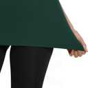 Auriviz Womens Cotton Tops Basic Short Sleeve Oversized Tshirts Short Sleeve Tees Boxy Yoga Gym Workout Shirts (Green, S)