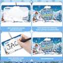 Ctosree 50 Set Snow Mountain Theme Name Tags Vbs 2026 Name Tags with Lanyards Christian Bible Names Badges Religious Theme Label with Activity Rope for Vacation Bible Church Summer Camp Supplies