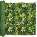 Artificial Plant Wall Panels: 70"120" UV-Anti Faux Grass Wall Backdrop Boxwood Ivy Fence Privacy Screen Fake Greenery Leaf Hedge for Outdoor,Indoor,Garden,Backyard and Home Decor