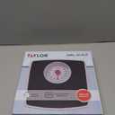 Taylor Battery Free Analog Scales for Body Weight, 330LB Capacity, Easy to Read Large 4.25-inch Dial, 10.3 x 10.6-inch Vinyl Mat Platform, Black