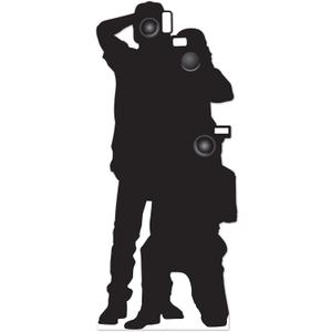 Beistle Life Size Paparazzi Stand-up with Easel