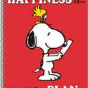 Eureka 866457 Peanuts Undated Record and Lesson Plan Book for Teachers, 167 Pages, Multicolor