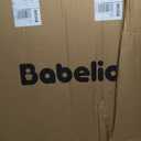 Babelio Baby Gate for Doorways and Stairs, 26"-40" Auto Close Dog Gate, PressGuard C5, Easy Install Pressure Mounted Gate, fits for Narrow and Wide Doorways, Safety Gate Door for Child and Pets (White)