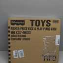 Fisher-Price Baby Playmat Kick & Play Piano Gym with Musical and Sensory Toys for Newborn to Toddler, Navy Fawn