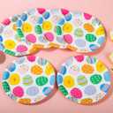 AimFun Easter Party Plates Colorful Eggs Disposable Paper Plates 7" Spring Multi-colored Dessert Plates for Spring Celebrations Party Supplies Table Decorations (48)