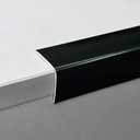 LaRolls Inside Outside Corner Molding Trim & Edge Protector, Peel and Stick, Flexible, Self -Adhesive, Wall Moulding for Baseboard Countertop Door Frame Decoration, Matte Black, 20ft, AD416B2