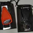 Portable Door Lock 2Pack Extra Lock for Additional Privacy and Safety in Home, Hotel and Apartment, Prevent Unauthorized Entry, Protect Family Security in Traveling, Home,Bedroom, Hotel, Apartment, AirBNB (Red&Black)