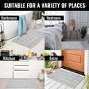 Genovega Bathroom Rug,Non-Slip Bath Mat,Soft Cozy Shaggy Thick Bath Rugs for Bathroom (Dark Grey)