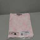 Amazon Essentials womens Regular-Fit Short-Sleeve Scoop Neck T-Shirt, XS,Pink Tie Dye/White