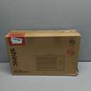 Shinic Radiant Heaters for Indoor Use Large Room, 1500W/750W Fast Heating Electric Heater with Thermostat, with Handle, ETL Listed, for Living Room Garage, Workshop, Warehouse - Grey