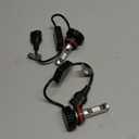 SEALIGHT 9005 Bulbs Latest Upgraded 40,000LM 800% Super Bright, 1:1 Size, 6000K Cool White Fog Light, 50000Hrs Long Service Life, Plug and Play, Pack of 2